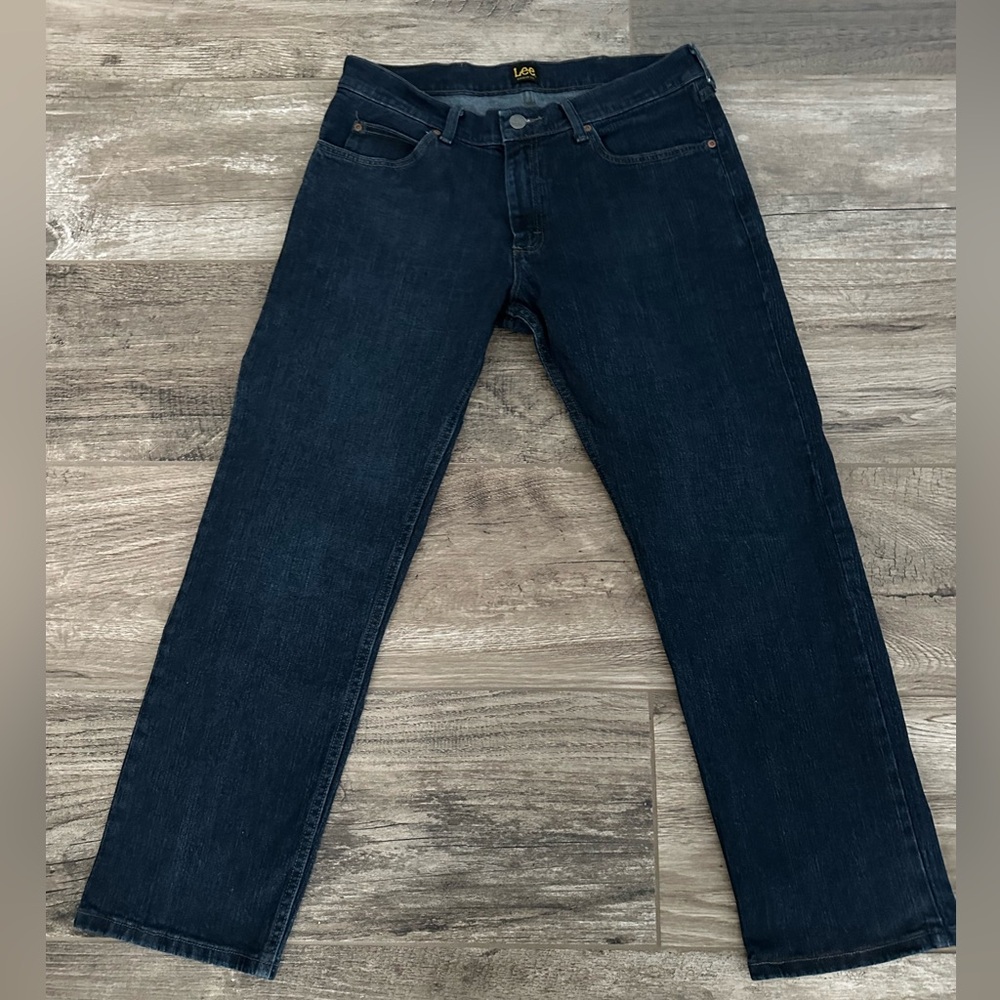 Lee Men's Dark Blue Jeans
